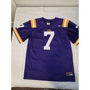 Nike Kids Purple & Gold LSU Football Jersey #7